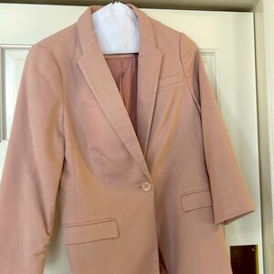 THE LIMITED WOMENS DRESS JACKET/BLAZER LIGHT PINK SIZE 0
